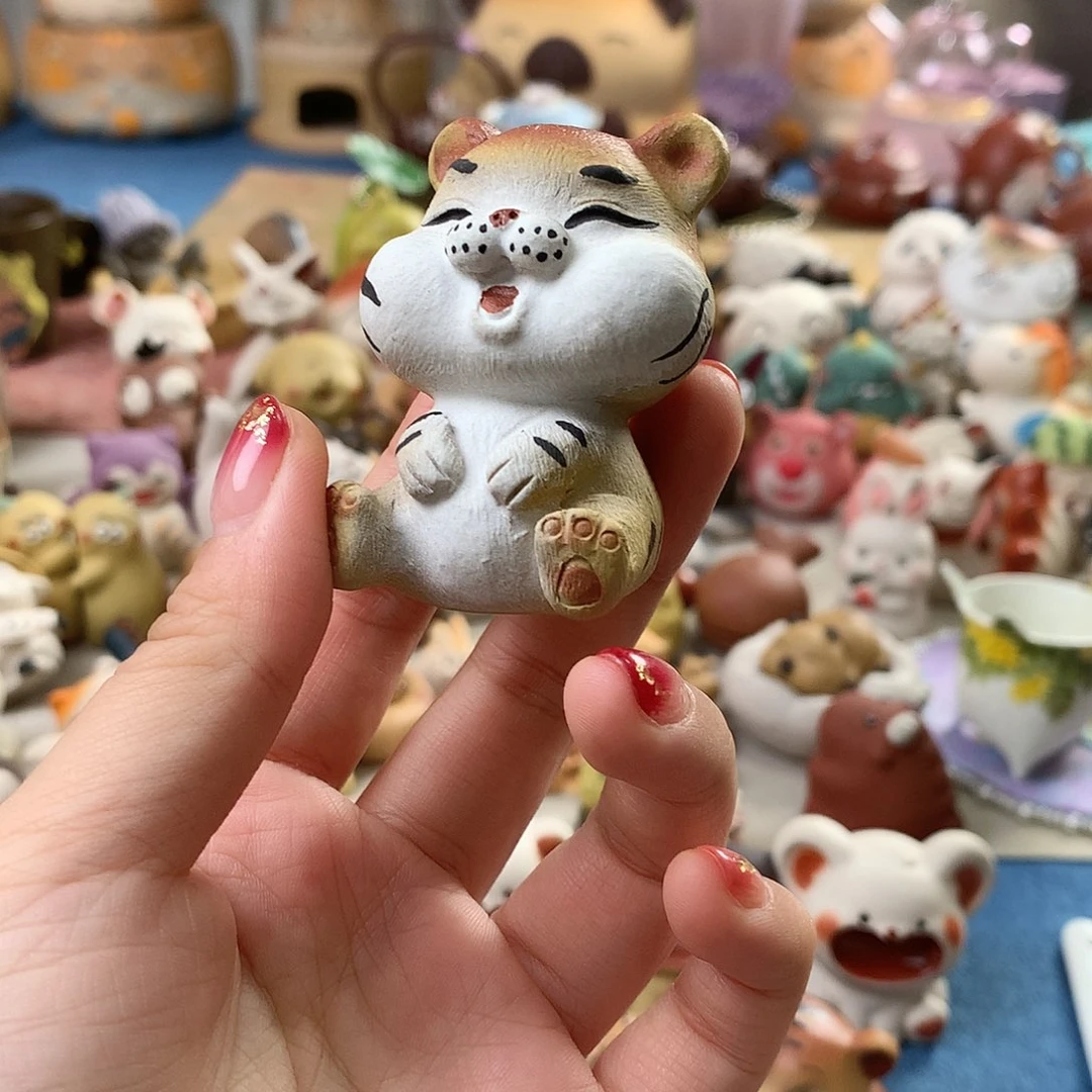 紫砂茶宠手工制作