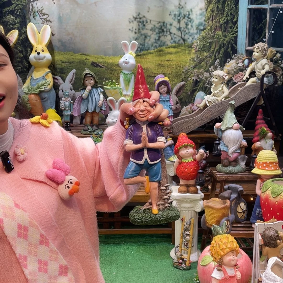 摆件花园摆件红红火火