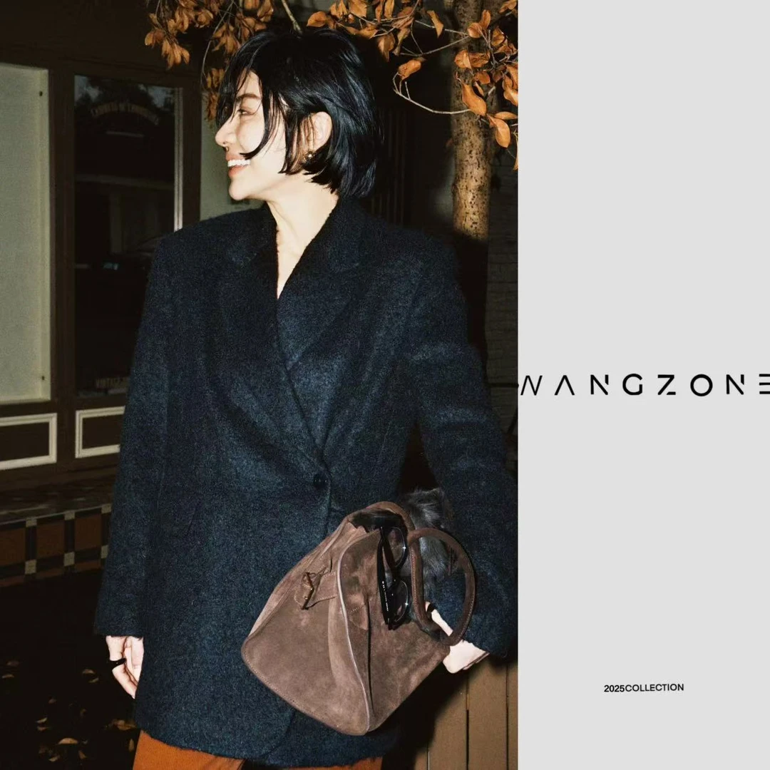 WANG ZONE高定系列｜意大利进口圈圈羊毛马海毛立体面料感立裁大女