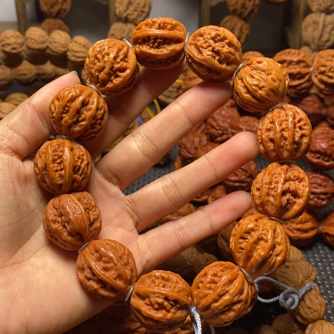 手串文玩核桃龙脊八棱手串