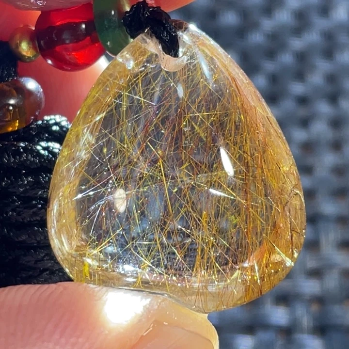 水晶吊坠(不含链)未镶嵌夜*枫