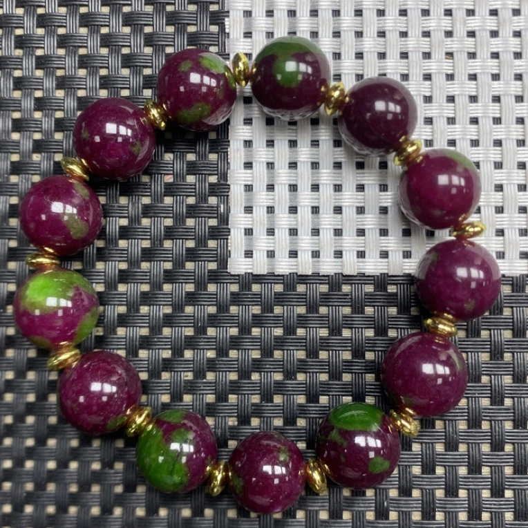 红绿14mmDIY手串9221