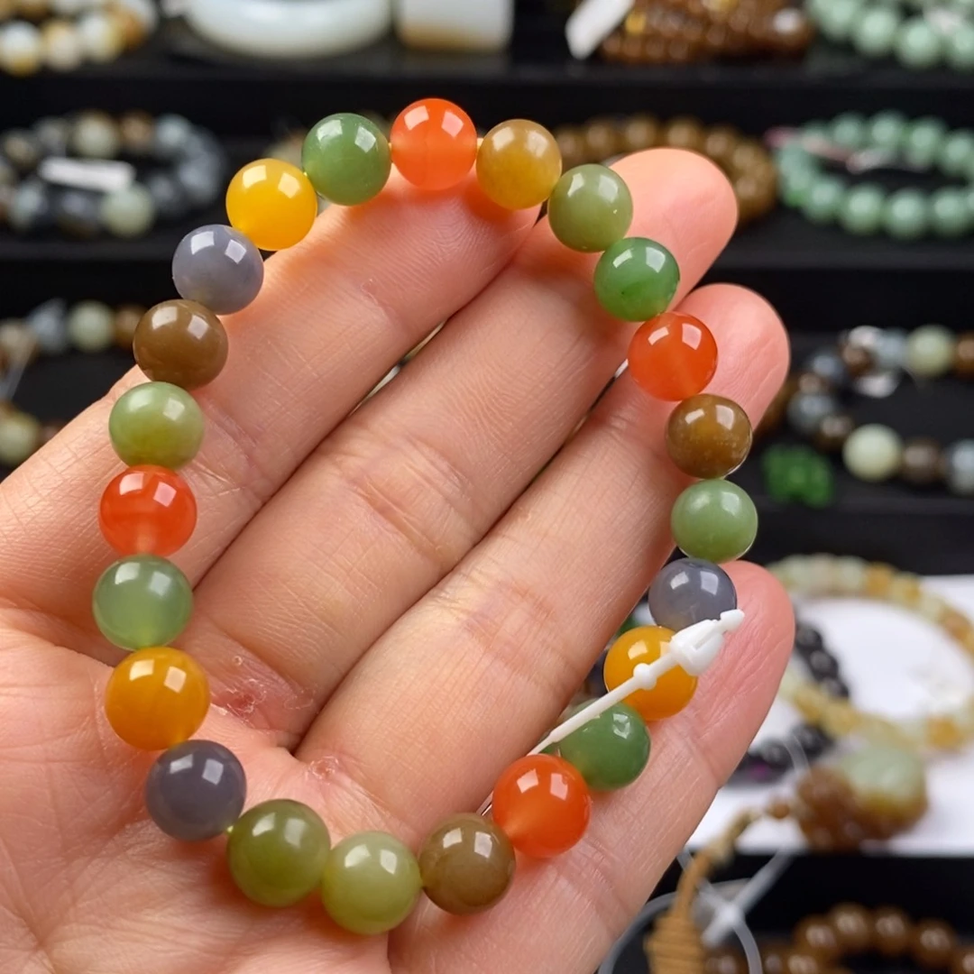 和田玉手串未镶嵌