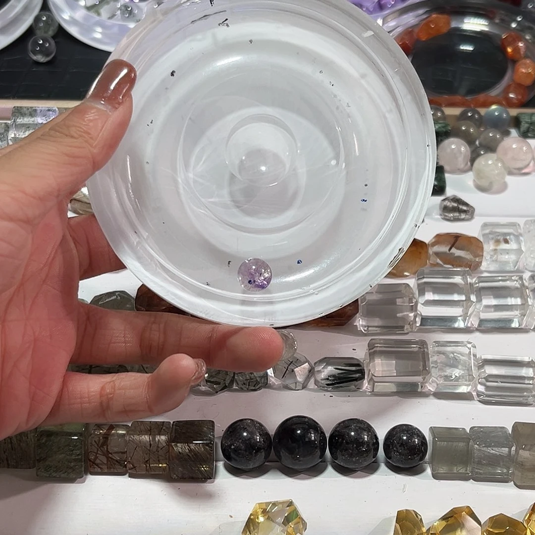 水晶耳饰未镶嵌?****?20打孔