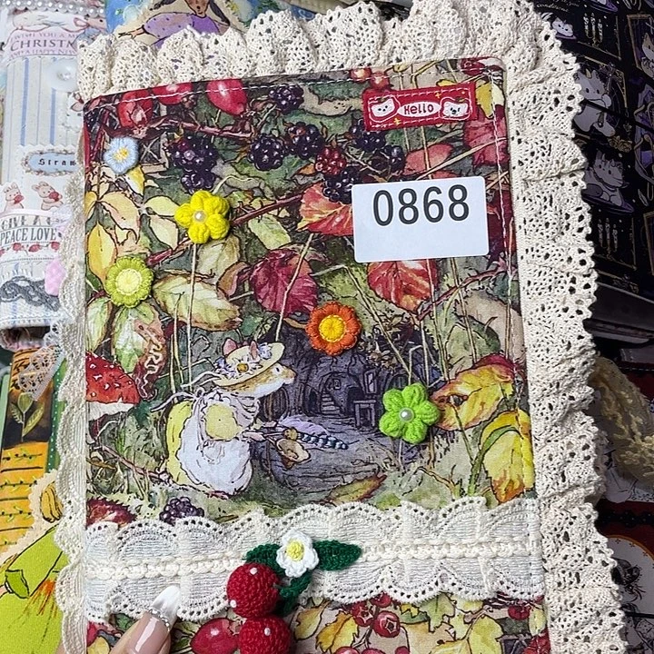 织绣A5 活页不加纸0868