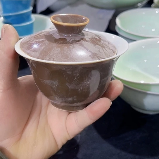 景德镇瓷器精品展示盖碗