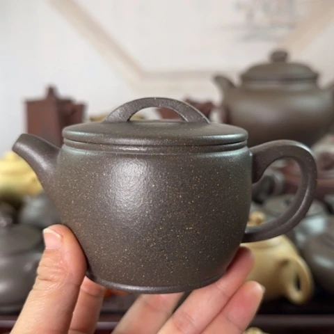 茶壶紫砂梨皮天青220c c
