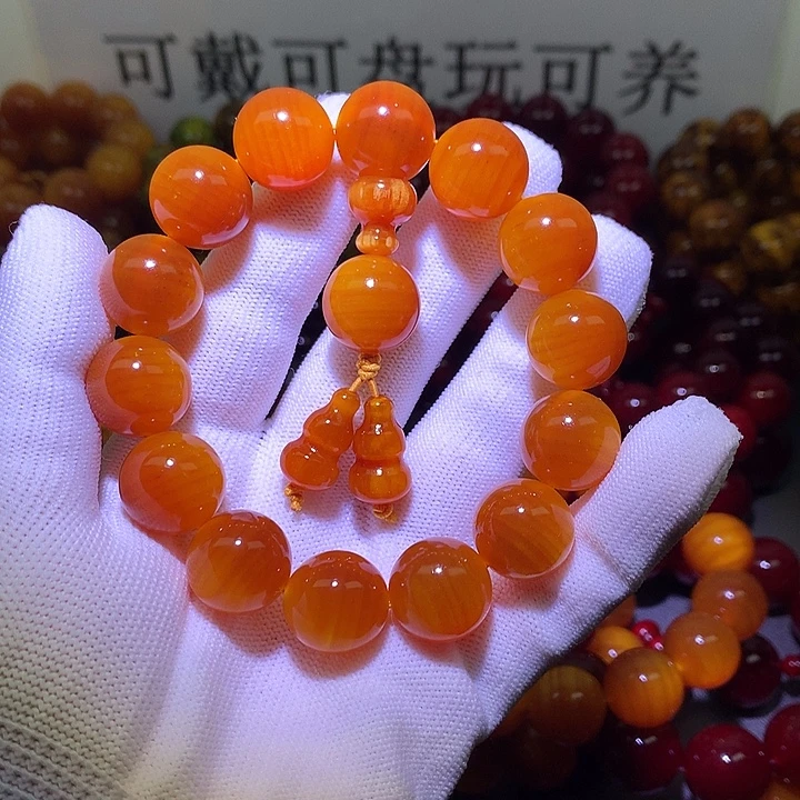 松木（琥珀木）手串/手链1.6 包浆高货