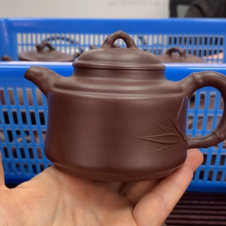 茶壶紫砂微瑕230毫升竹鼎