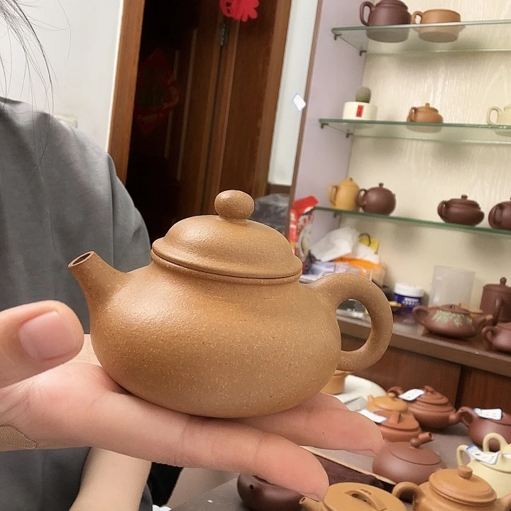 ^原矿紫砂壶融天半手工150cc