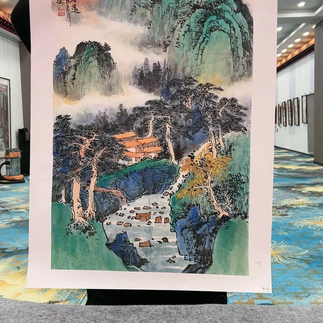 国画苏珊展览原作