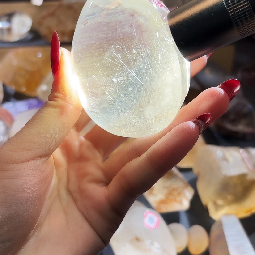 水晶未镶嵌手链手握