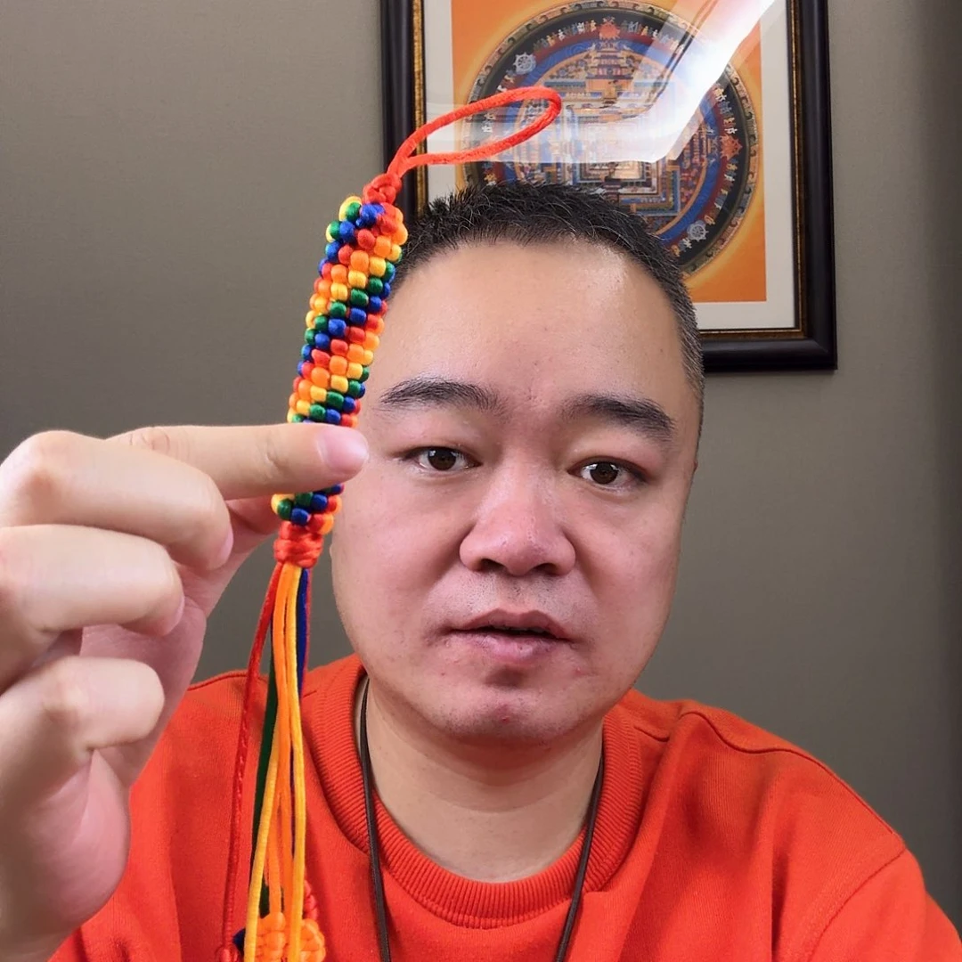 吊坠石开开加加金刚结唐卡