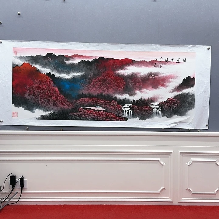 国画书法作品多次参加