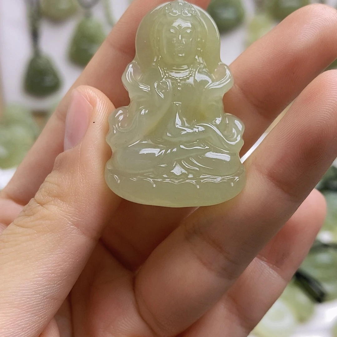 和田玉颈饰未镶嵌U****.