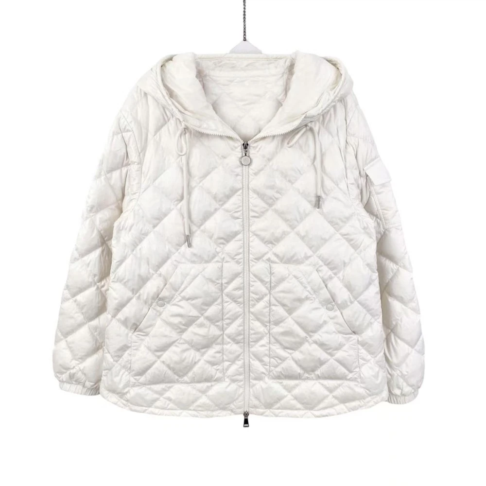 95新 MONCLER qq730 23sscamincia系列菱格羽绒服 38码