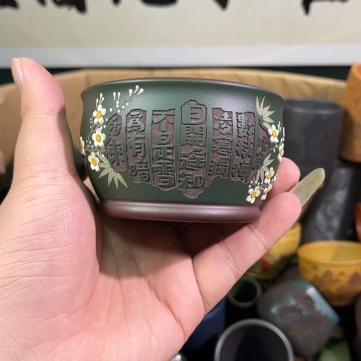 茶杯紫砂全手工紫砂主人杯