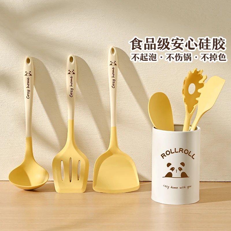 品品优硅胶锅铲食品级不粘锅专用耐高温家用厨具套装zb