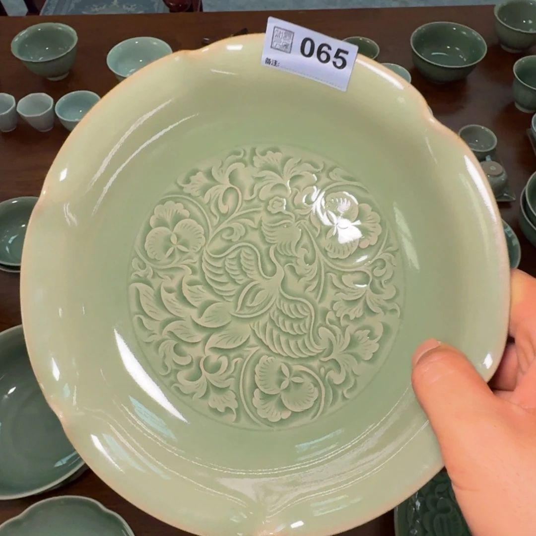 手工高足果盘065号