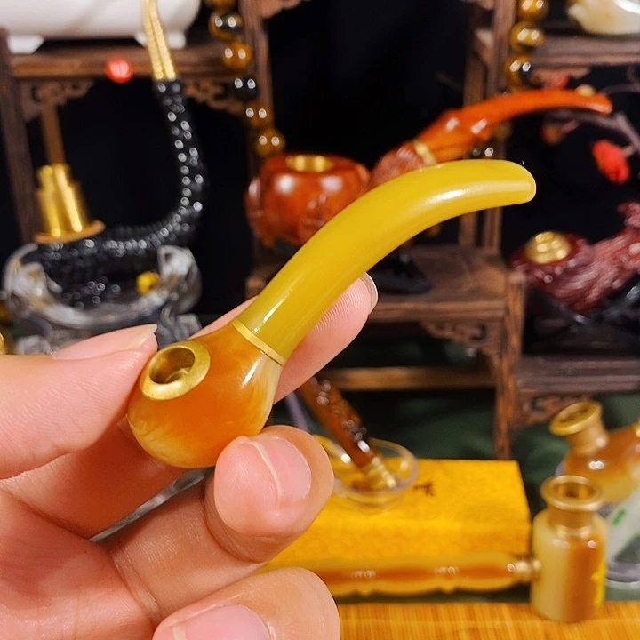 高端定制金丝楠烟嘴