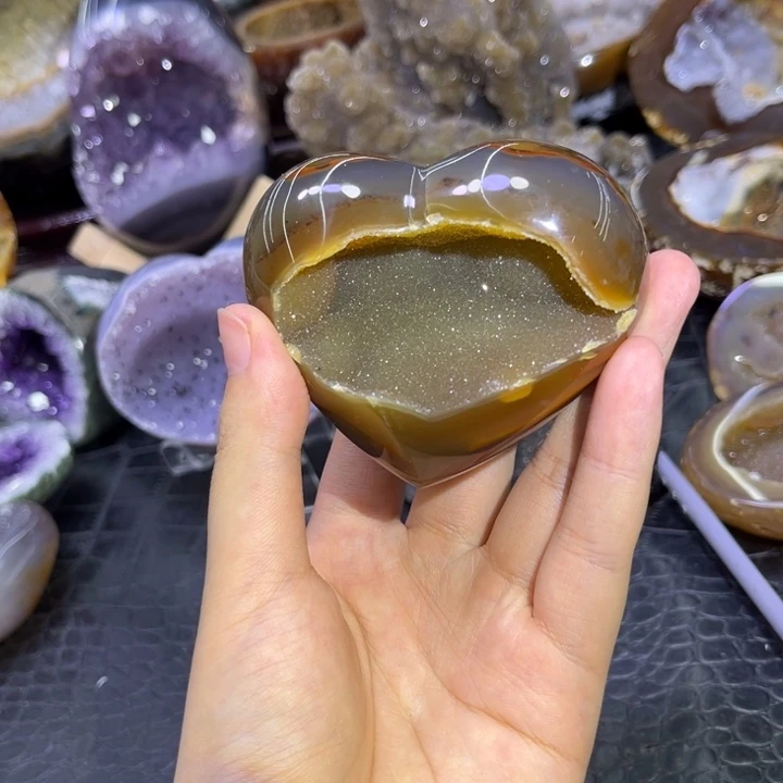 水晶发饰未镶嵌精抛爱心