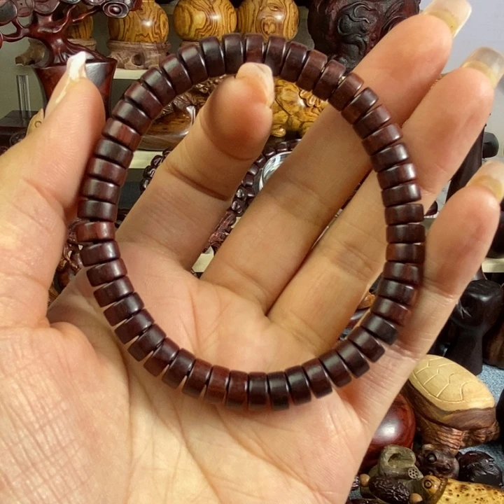 木小叶紫檀药片手串手把