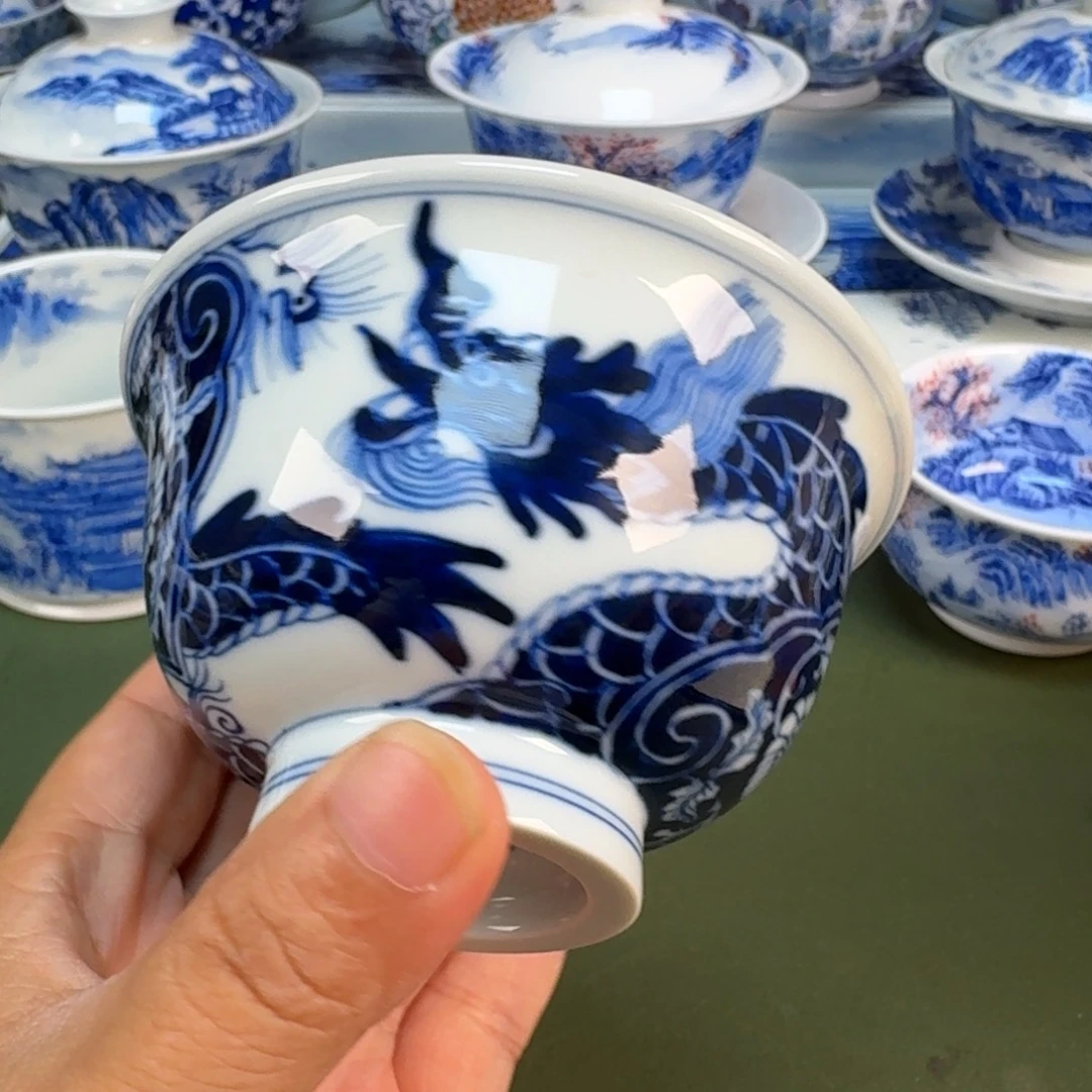 景德镇纯手茶具圆圆274