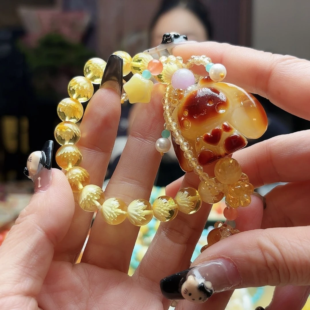琥珀手链未镶嵌琥珀