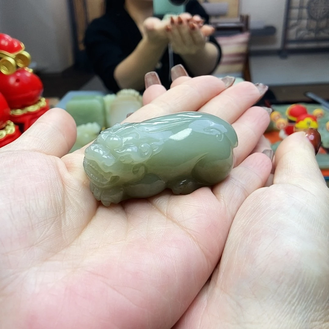 颈饰未镶嵌和田玉松****8