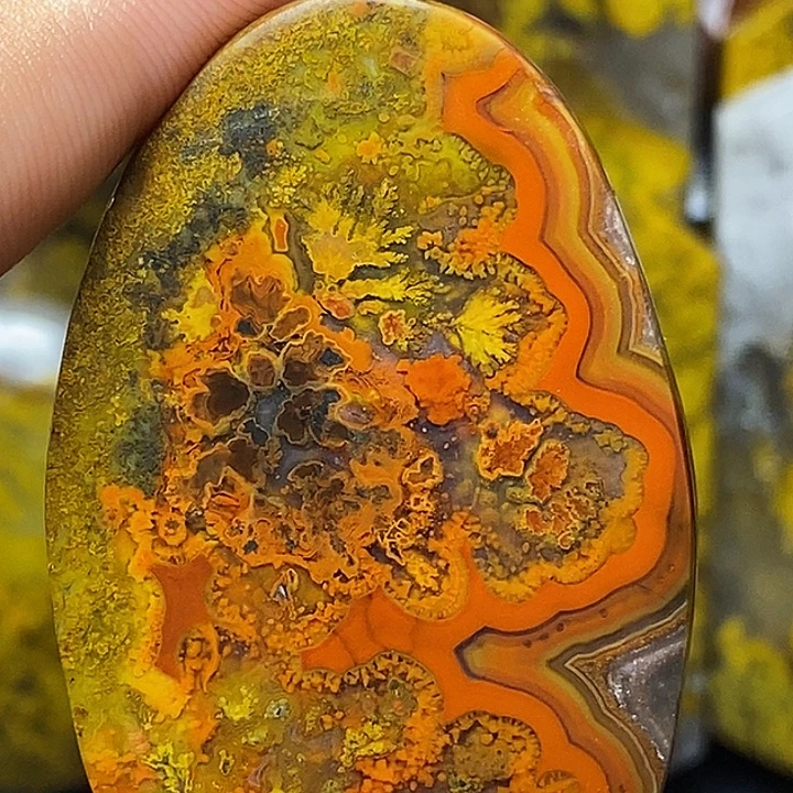 湖***观未镶嵌战国红玛瑙/玉髓