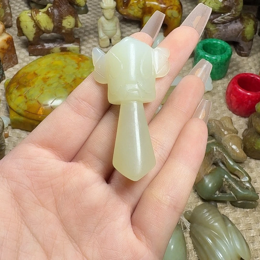 白玉菩提吊坠挂件