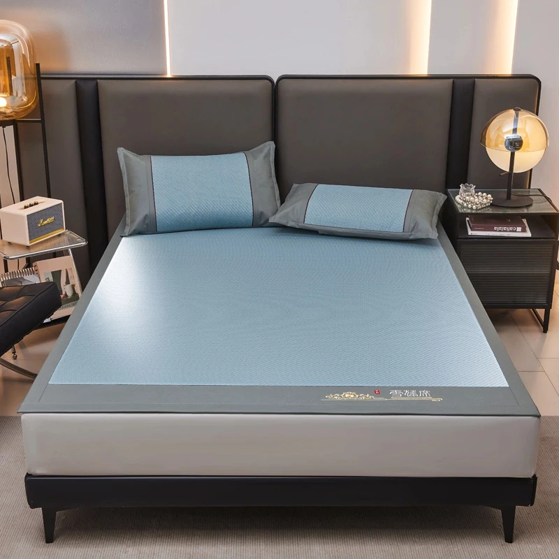 2025新款高级感单雪藤席冰丝凉席天然雪藤席夏季软席可水洗夏天