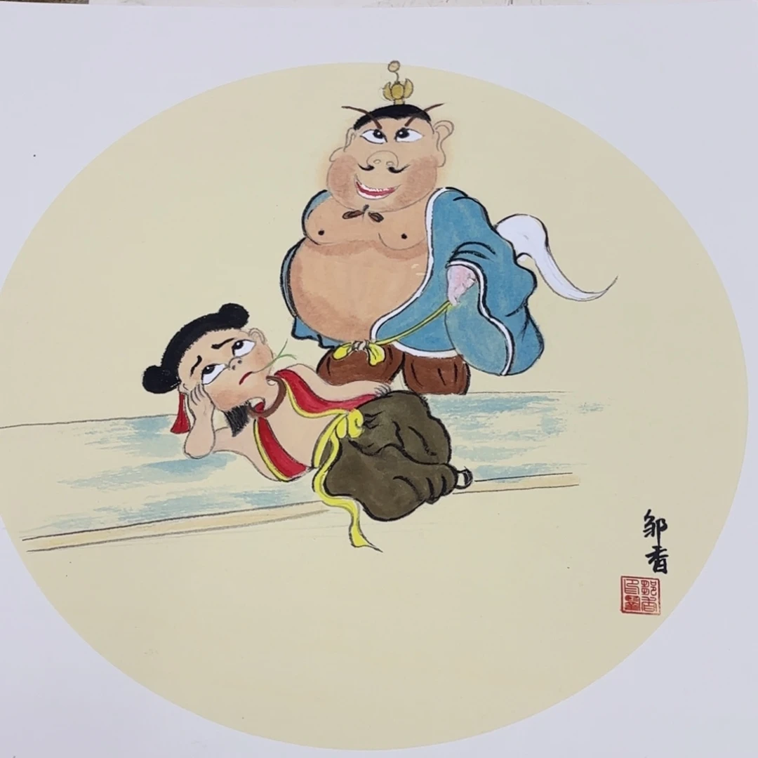 国画国画老师作品刘