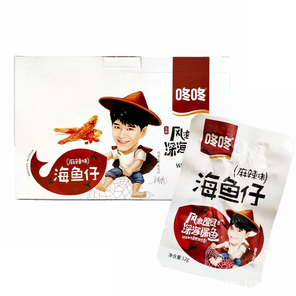 dongdong/咚咚海鱼仔麻辣味 12g