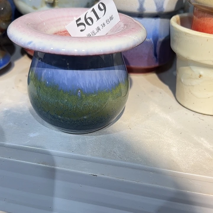 口5 手工花盆满30包邮