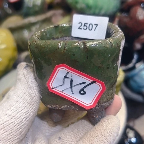 粗陶花盆手工花盆制作