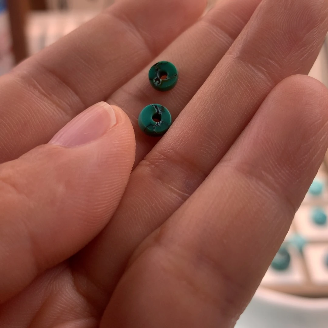 绿松石未镶嵌配饰