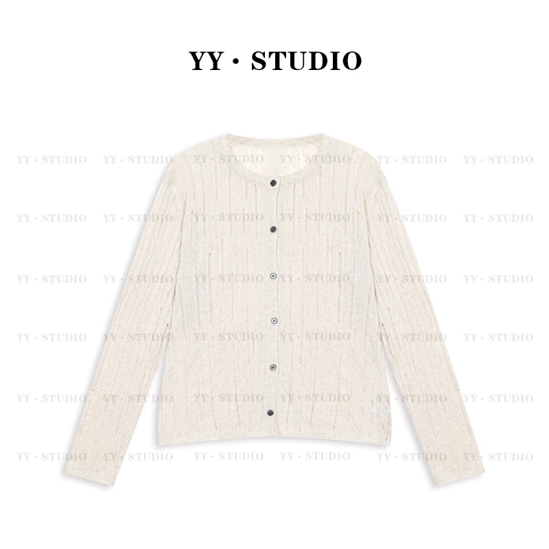 【YANYAN】夏季薄款破洞流苏针织开衫防晒长袖SS-9316