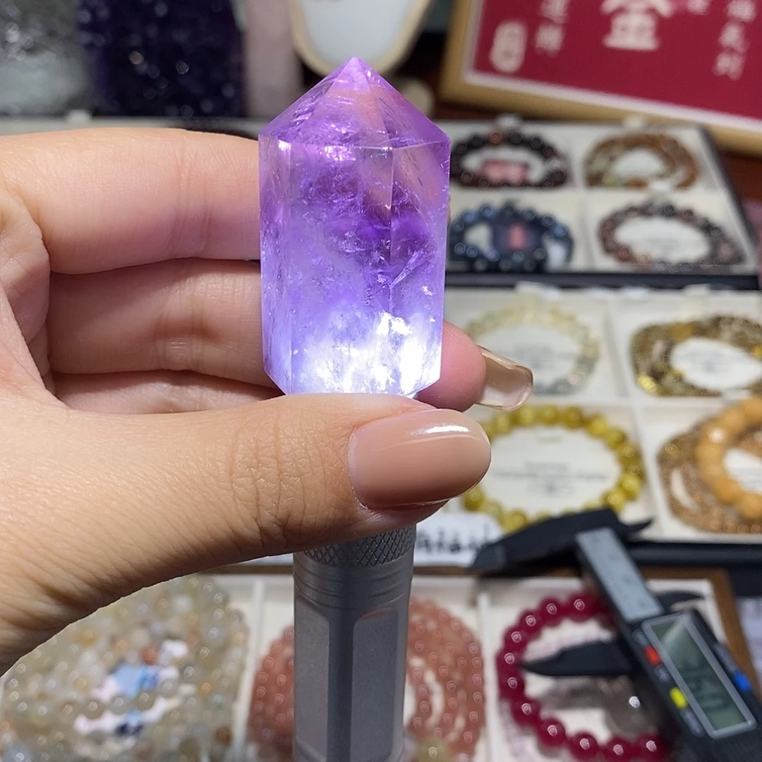 水晶未镶嵌手串紫水