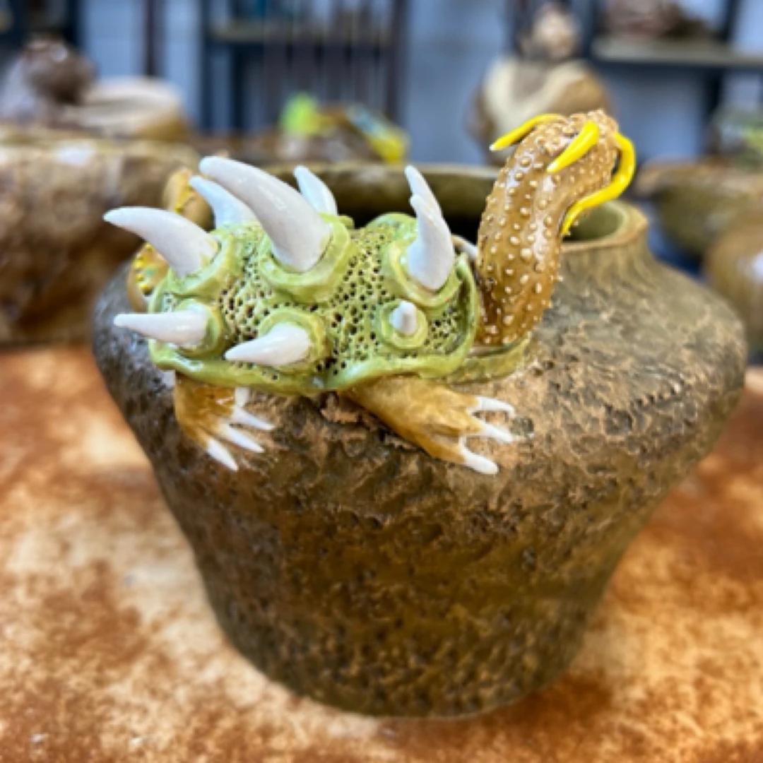 玄武建水创意全手工手工陶瓷中式仿生瓷器，茶周边茶具