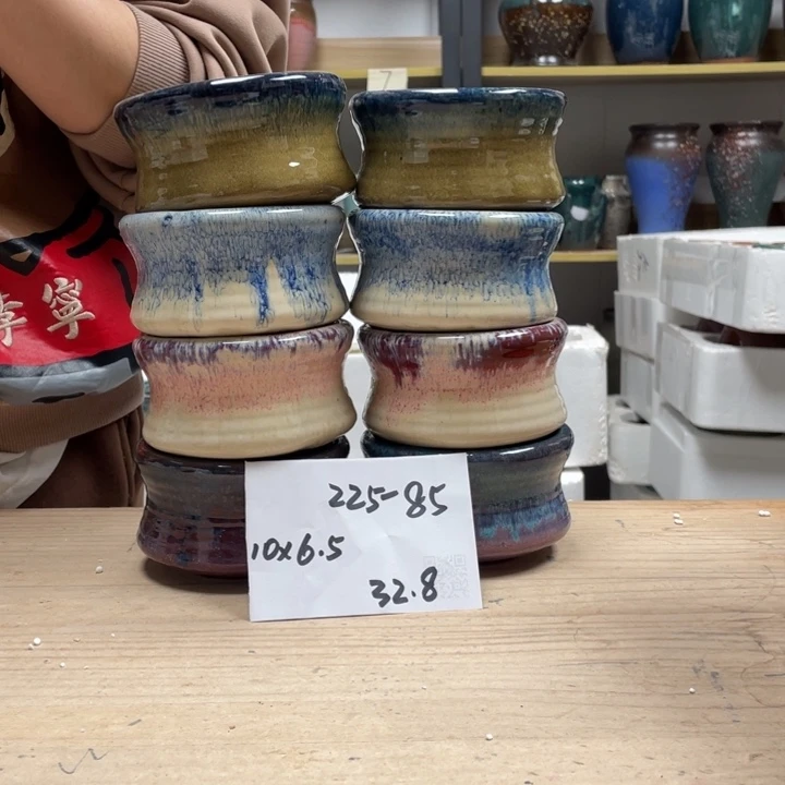 紫砂花盆多肉花盆微瑕85