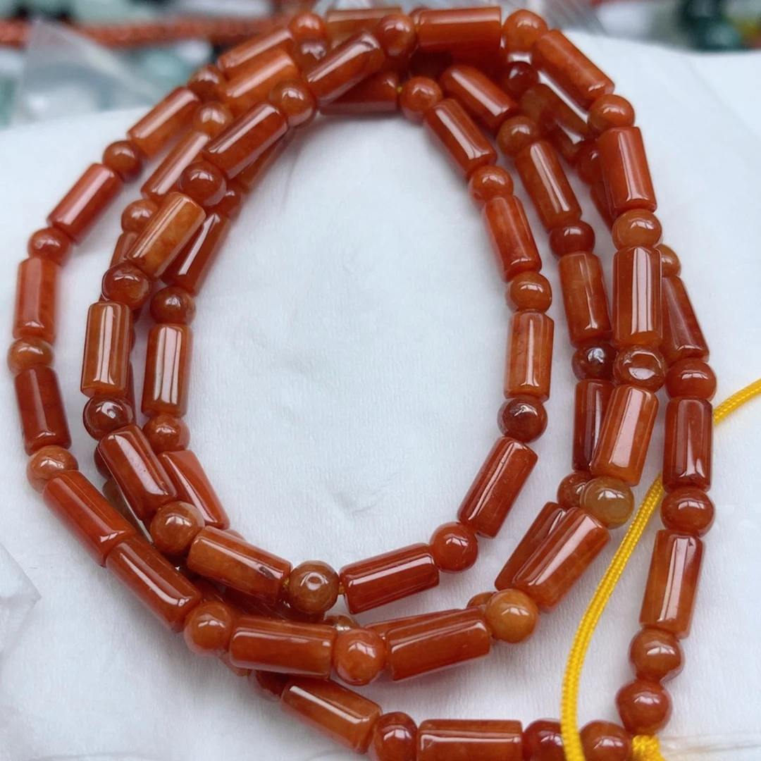 翡翠未镶嵌颈饰手串