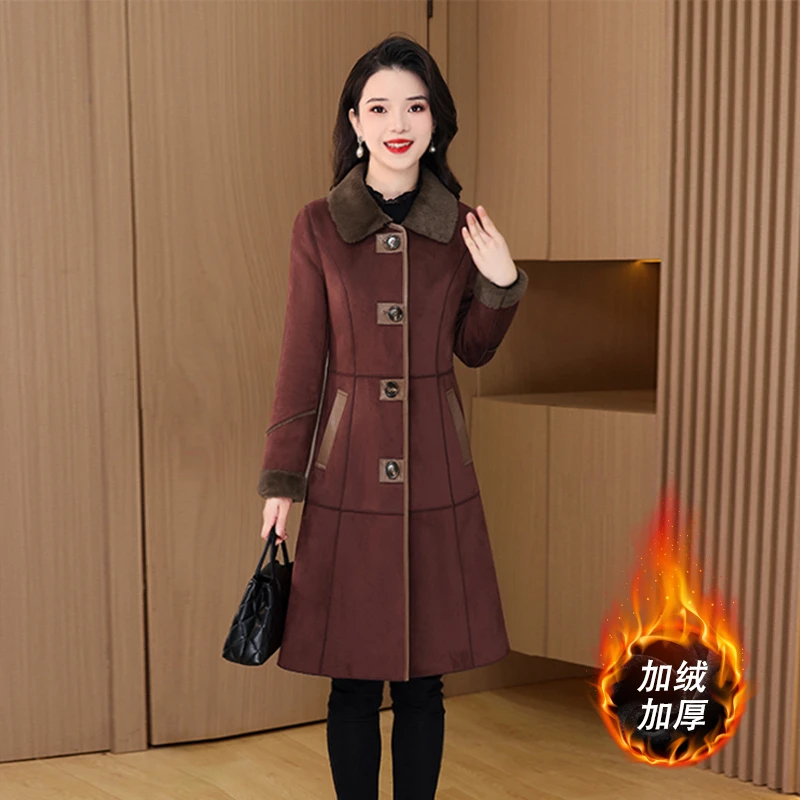 【绒外套】23781梦晚冬季新款优雅气质时尚大气休闲毛呢外套-ASJ