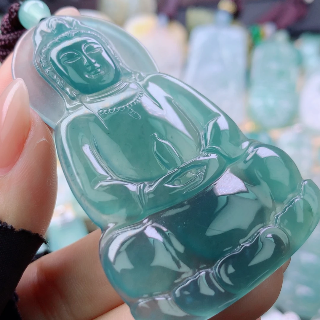 翡翠未镶嵌颈饰翡翠吊坠