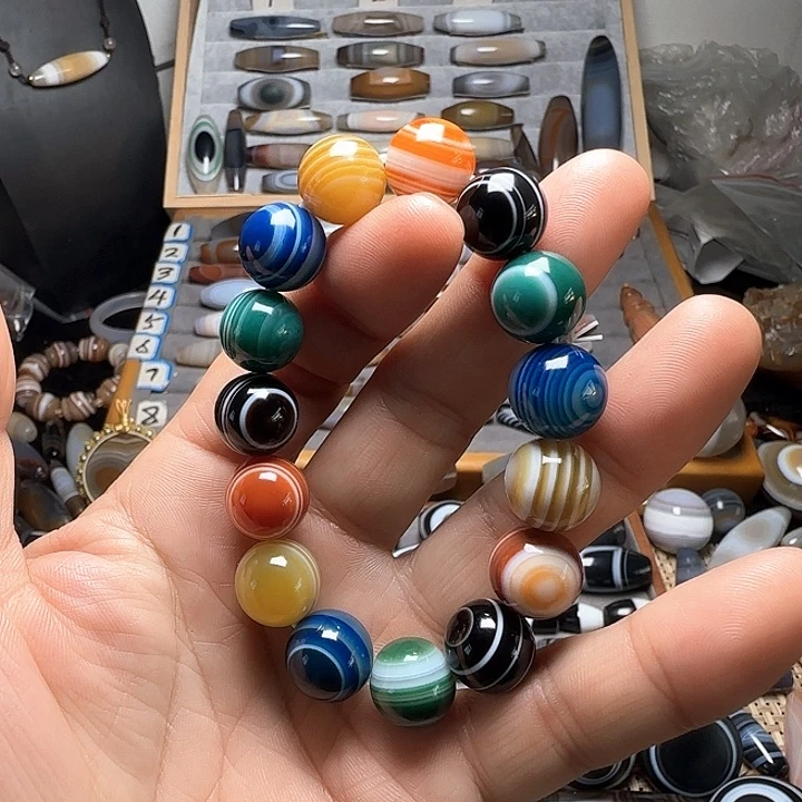 玛瑙/玉髓未镶嵌手串