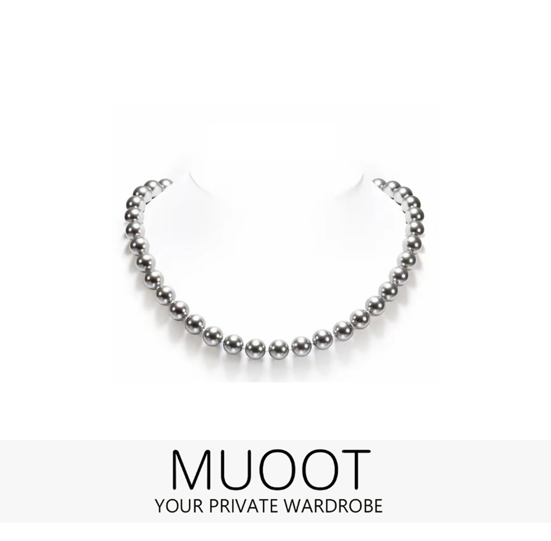 不锈钢项链 Eio 重工珠珠项链饰品116E05183