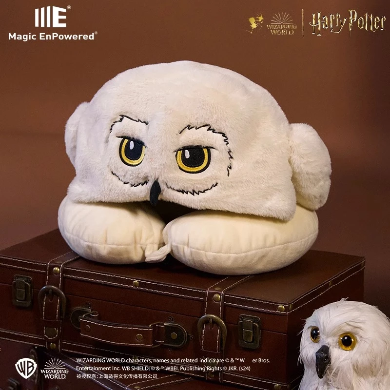 微瑕正品华纳波特周边海德薇连帽颈枕护颈枕午睡神器U型枕午休