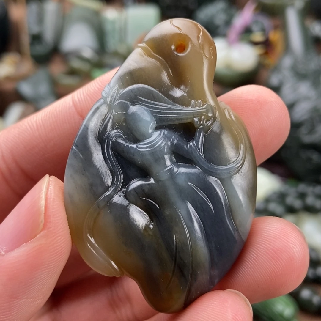 和田玉挂件未镶嵌