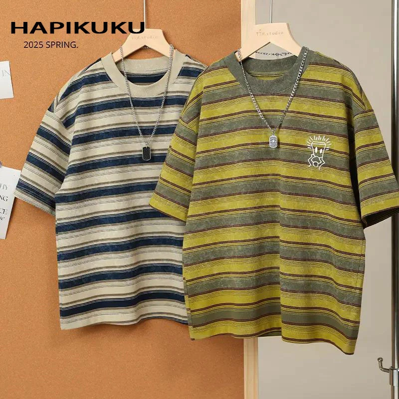 新款男童短袖T恤2025潮牌儿童薄款上衣中大童夏装宽松男童半袖t6