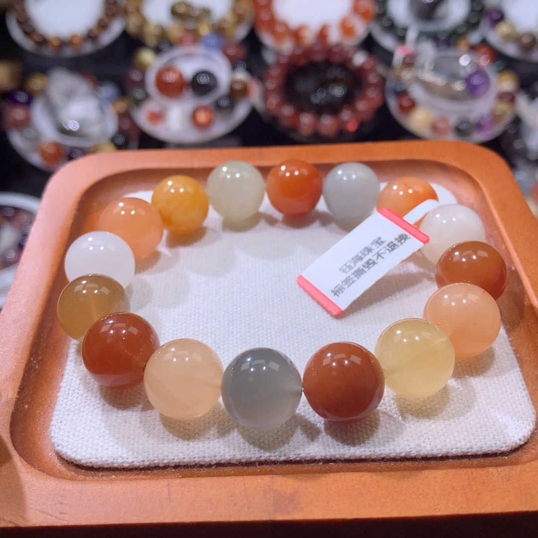 未镶嵌手串水晶彩兔毛手链13